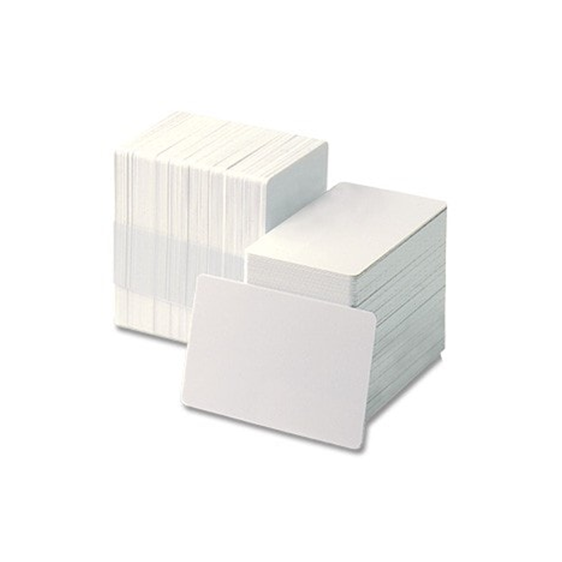 Witte blanco plastic pasjes stuks) - Card