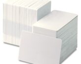 witte blanco plastic pasjes (500 stuks)