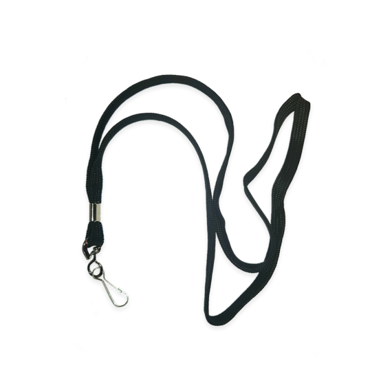 Lanyard 10mm Flat Durable Polyester without Breakaway (100 stuks)