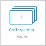 SC2500 Card capacities