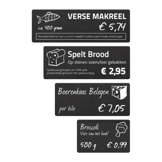 Plastic Prijskaartjes laten drukken - Afbeelding 2