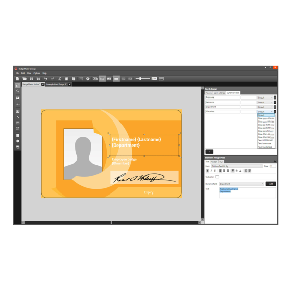 BadgeMaker START - Badge Software, ID Card Software - Afbeelding 5