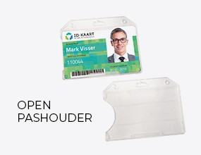Transparante open pashouder - CardSupply