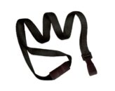 Zwarte ECO Keycord met veiligheidssluiting (100 stuks)