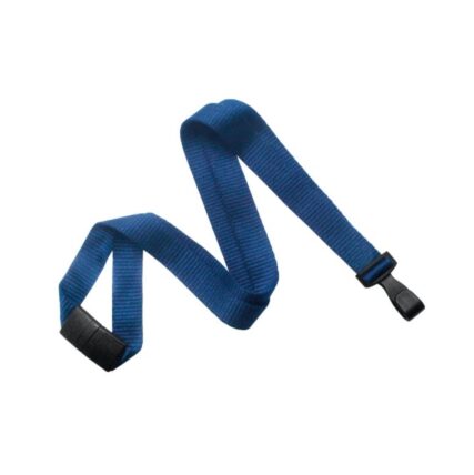 ECO Keycord blauw met veiligheidssluiting (100 stuks)