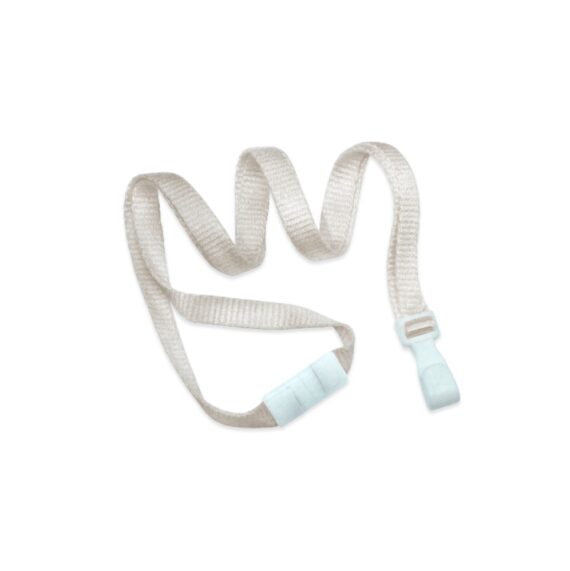 Bundle white ECO open badge holders with keycords (100 pieces) - Image 3