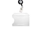 Open transparante pashouder met badge jojo (50 stuks)
