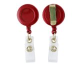 Rode badge jojo met vinyl bandje (100 stuks) - Afbeelding 2