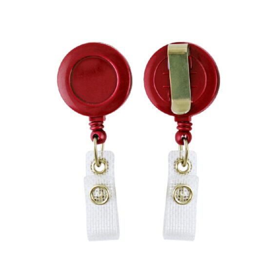 Rode badge jojo met vinyl bandje (100 stuks) - Afbeelding 2