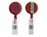 Transparant rode badge jojo met vinyl bandje (100 stuks) - Afbeelding 2