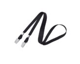 Verticale badgehouder A6 formaat met zwarte lanyard (100 stuks) - Afbeelding 5