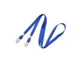 Vertical badge holder A6 size with blue lanyard (100 pieces) - Image 4