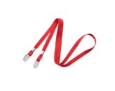 Vertical badge holder A6 size with red lanyard (100 pieces) - Image 4