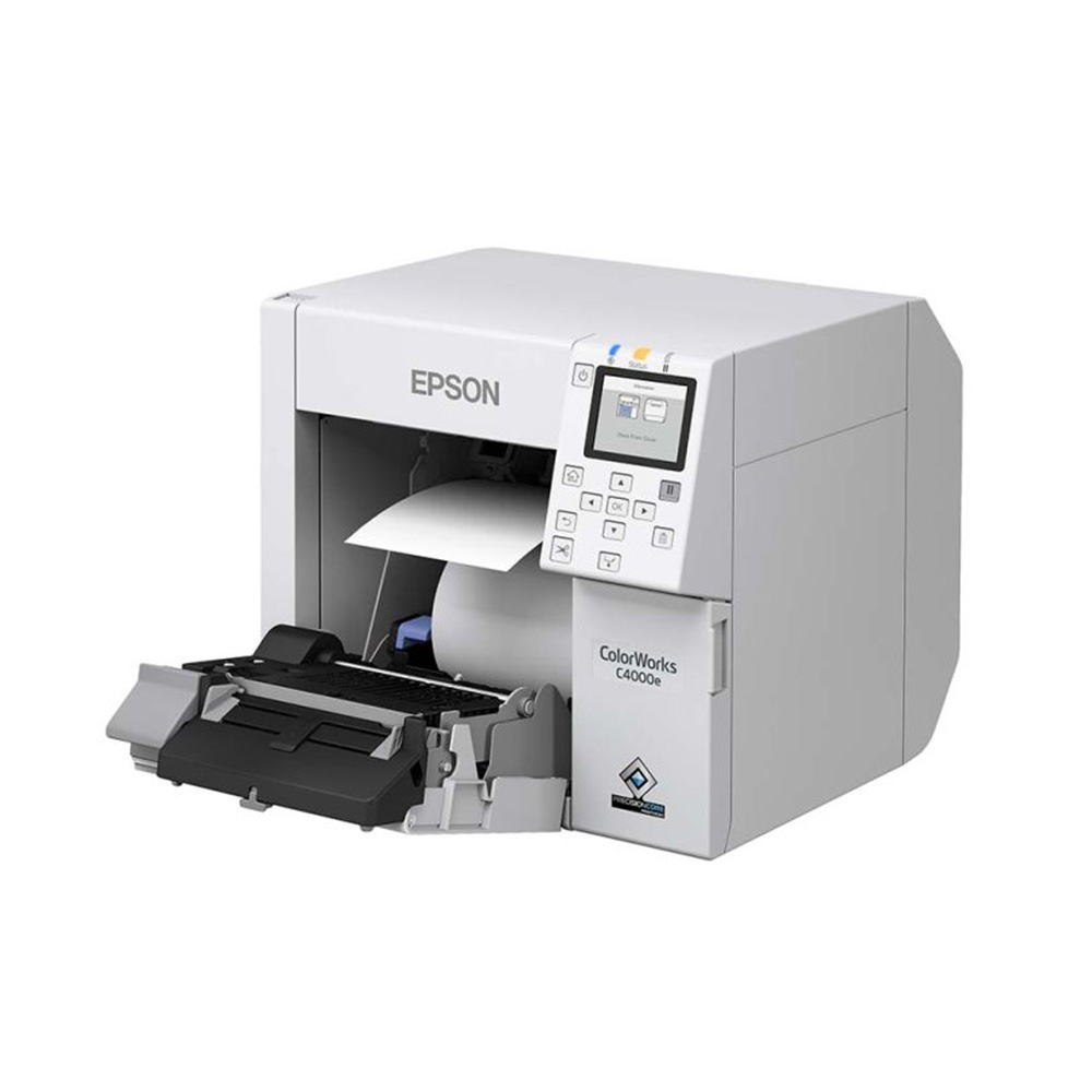 Epson C4000e kleur labelprinter open